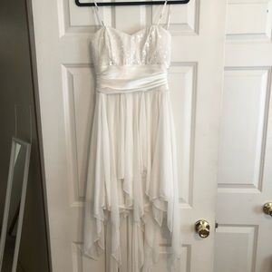White formal dress